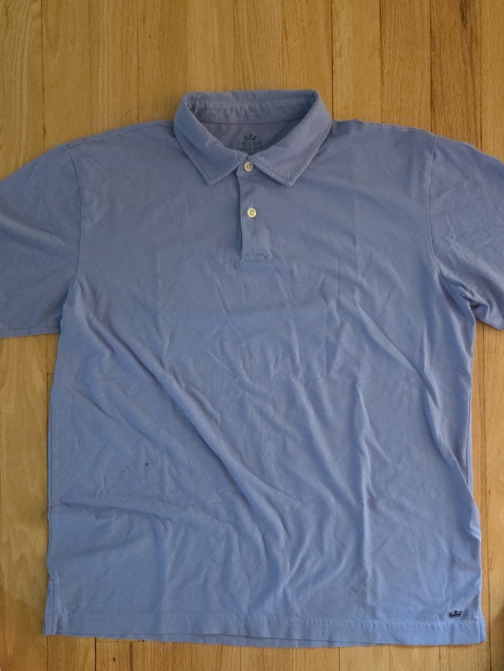 Peter Millar Light Purple Polo with 2 Buttons, Boys XL